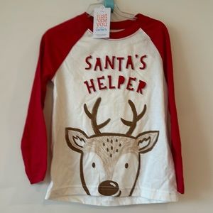 Carter’s Santa Helper Long Sleeved Tee